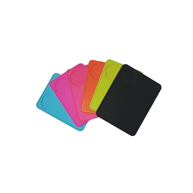 Colored tamper mat