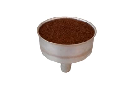 coffee with moka pot filter