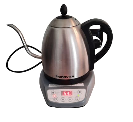 coffee with moka pot water