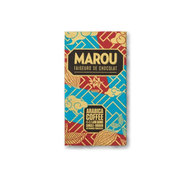 Marou Arabica Coffee & Lam Dong 64% Chocolate Bar 80 g